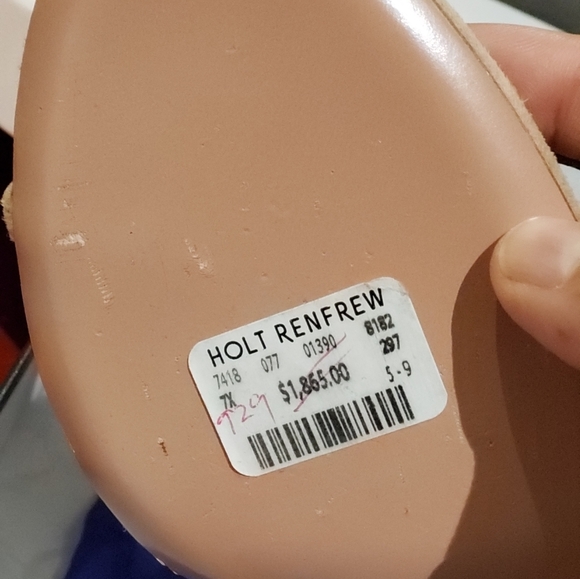 ****SOLD***100% Authentic Aquazzura Eden Crystal-Embellished Suede Sandals Sz 39 - Picture 8 of 10